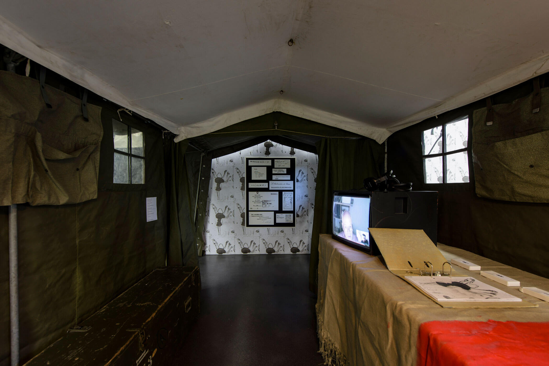 Gilles Rotzetter, Ausstellungsansicht Kunstmuseum Luzern, 2017, Foto: Marc Latzel