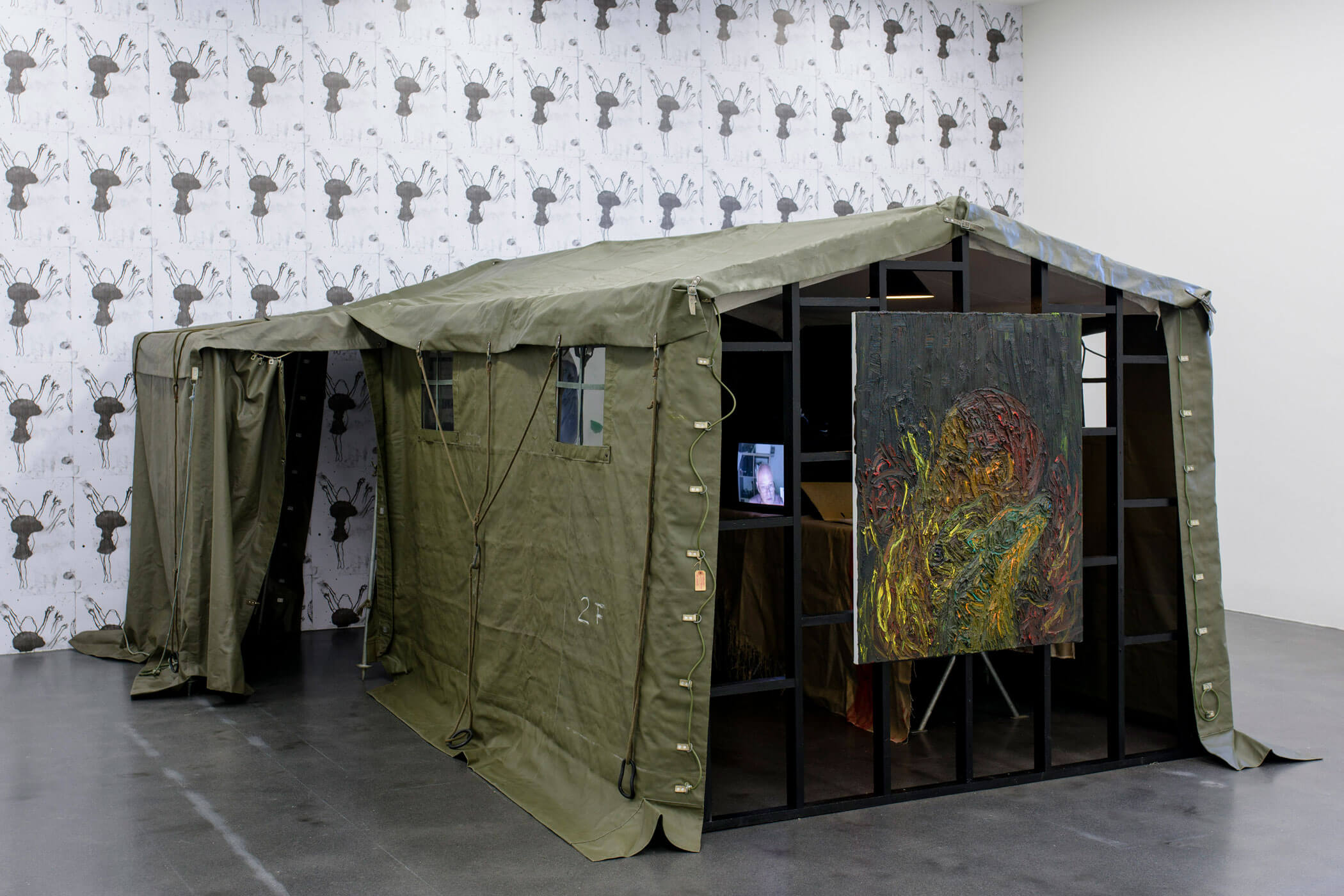 Gilles Rotzetter, Ausstellungsansicht Kunstmuseum Luzern, 2017, Foto: Marc Latzel