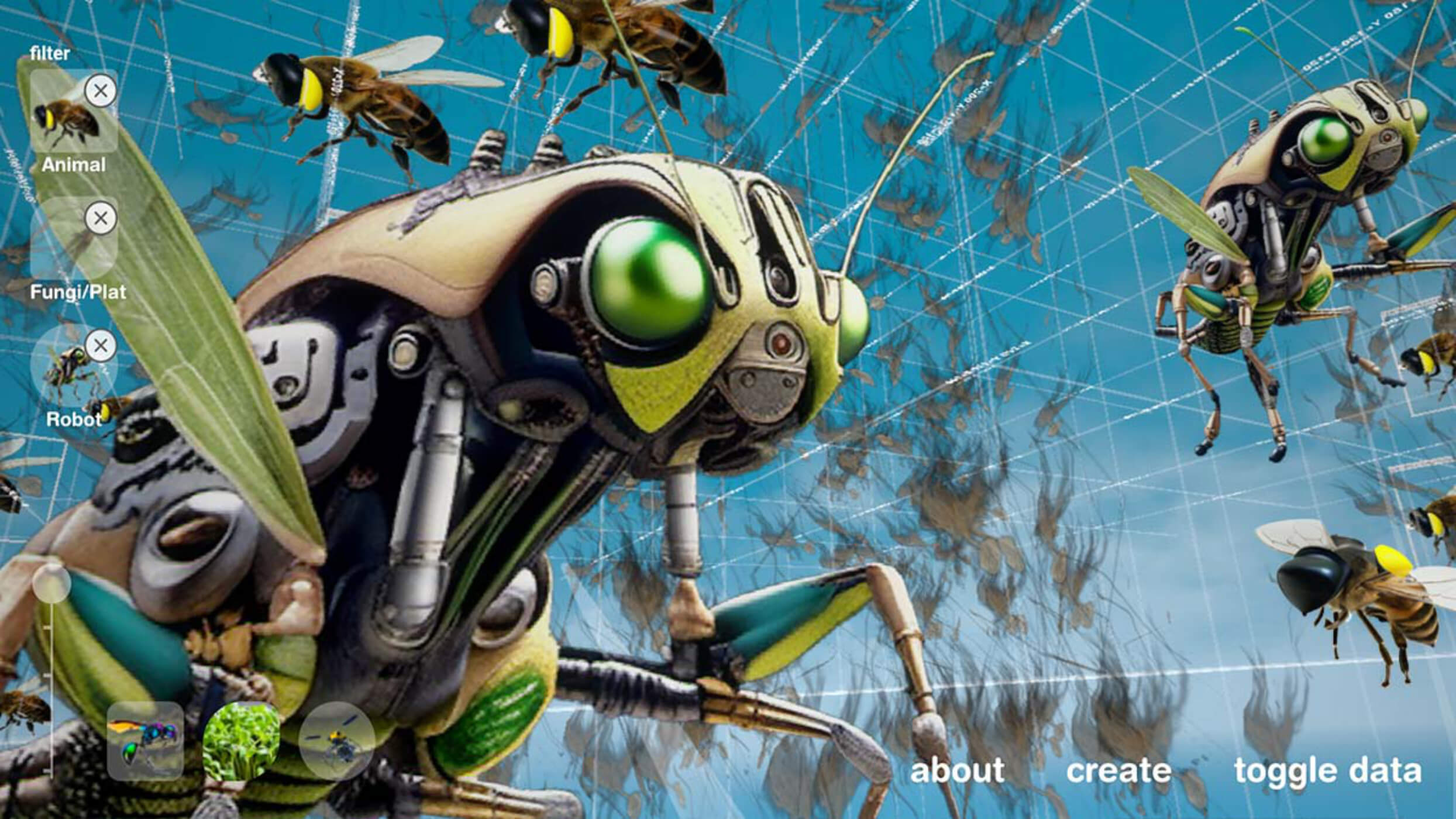 Marc Lee, Speculative Evolution, Prototype 1, Mobile App, 2024