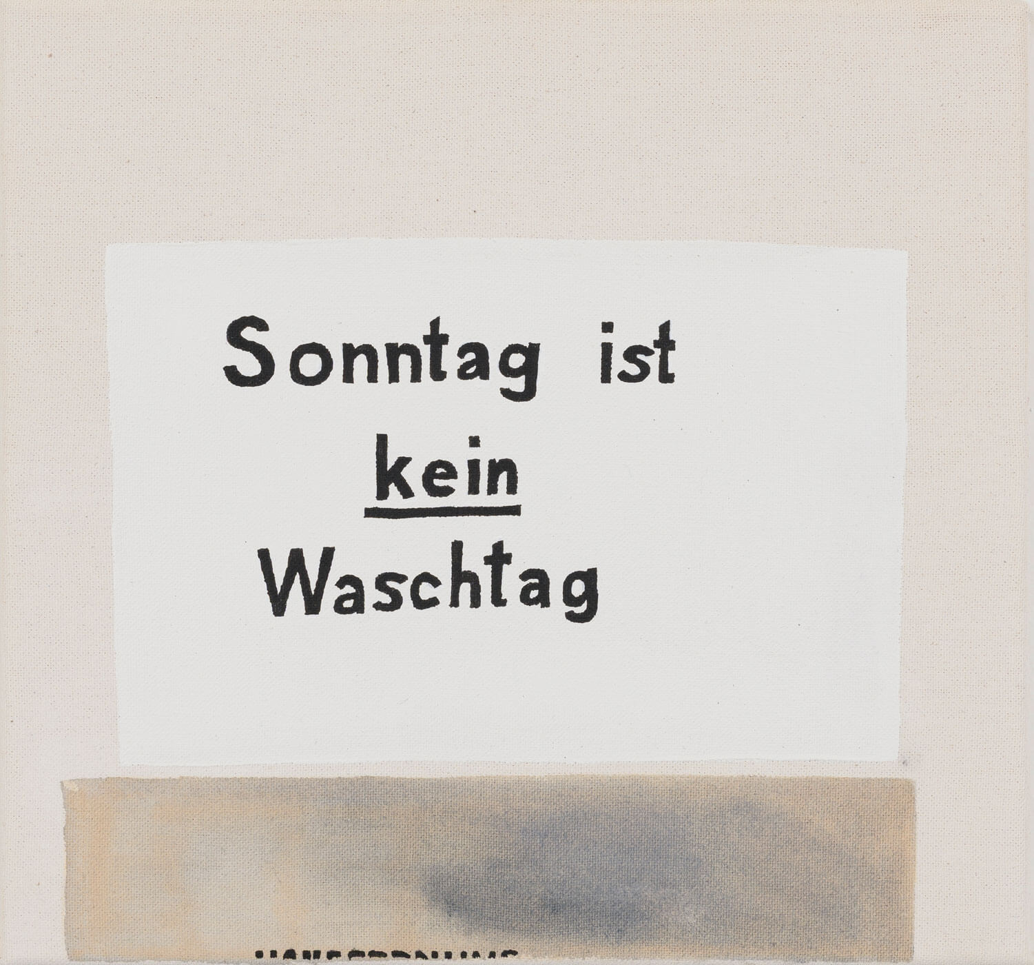 Sereina Steinemann, Waschtag, 2024, Acryl auf Baumwolle, 30 × 32 cm, Courtesy of the artist