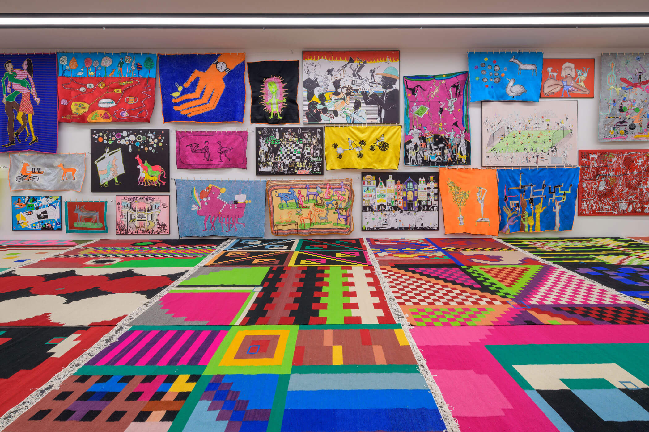 Jakup Ferri. We, We or Me, Ausstellungsansicht Kunstmuseum Luzern, 2023, Foto: Marc Latzel