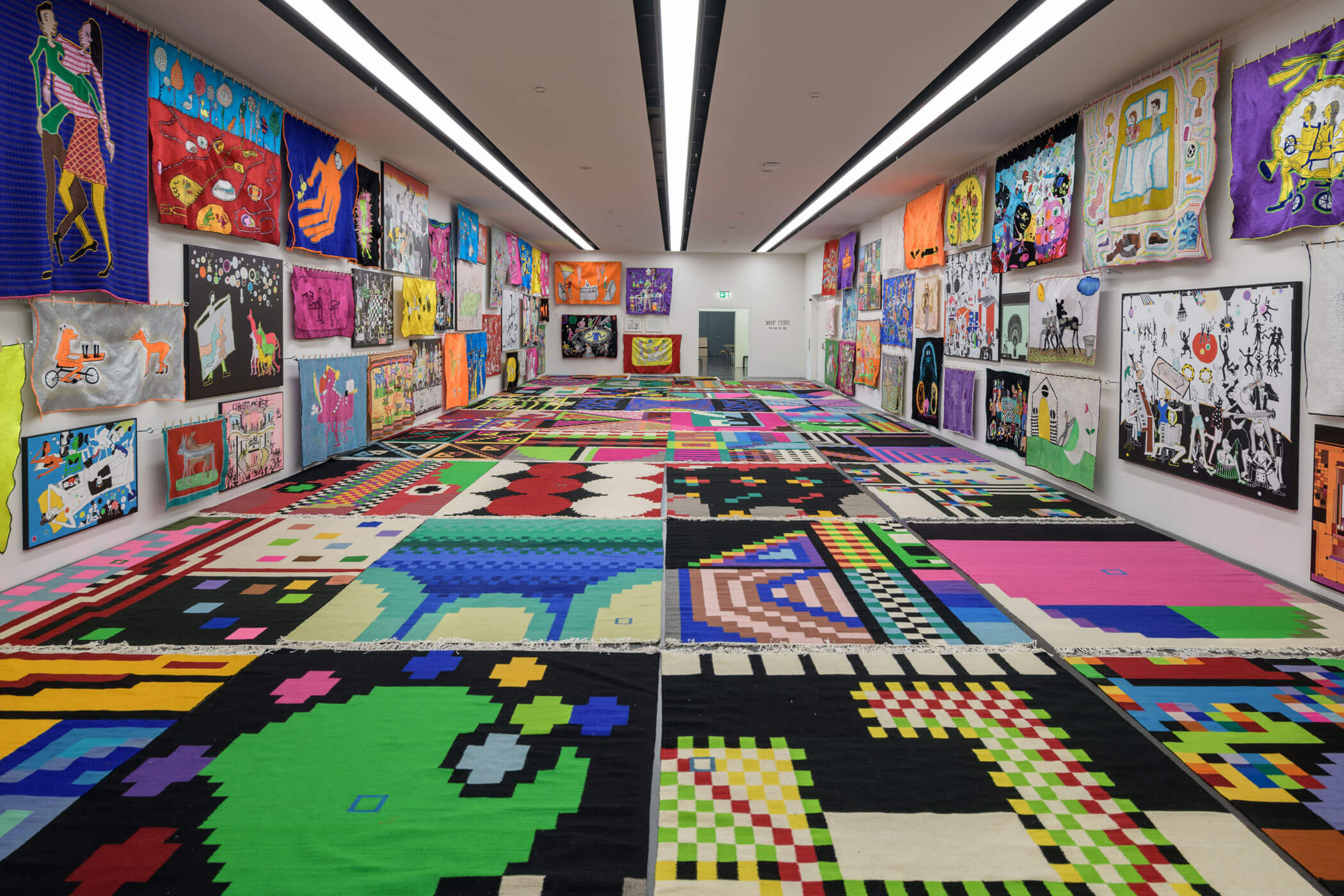 Jakup Ferri. We, We or Me, Ausstellungsansicht Kunstmuseum Luzern, 2023, Foto: Marc Latzel