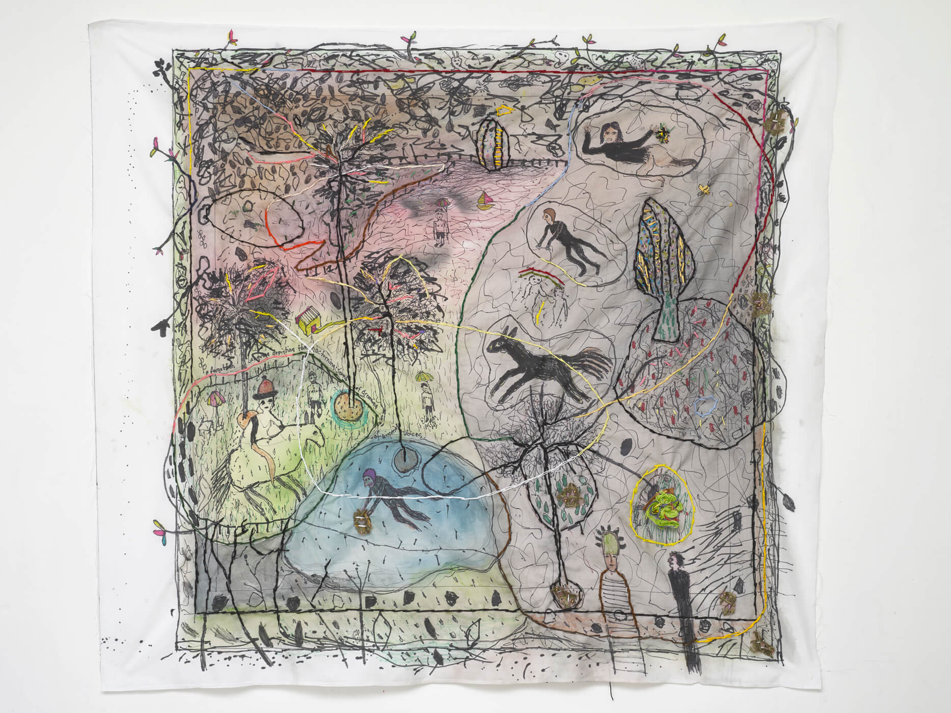 Brian Dawn Chalkley, Edge of failure and pictorial displacement, 2025, Courtesy of the artist